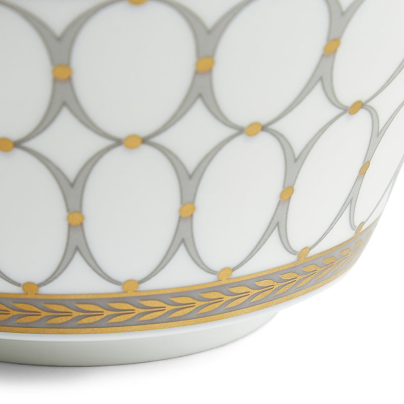Renaissance Grey Rice Bowl 4.49"