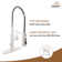 Willow 1.8 Flow Pull Down Sprayer Kitchen Faucet with Infrared Sensor Induction Function and Deck Plate