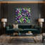Art mural sur toile prune mauve-1818780420