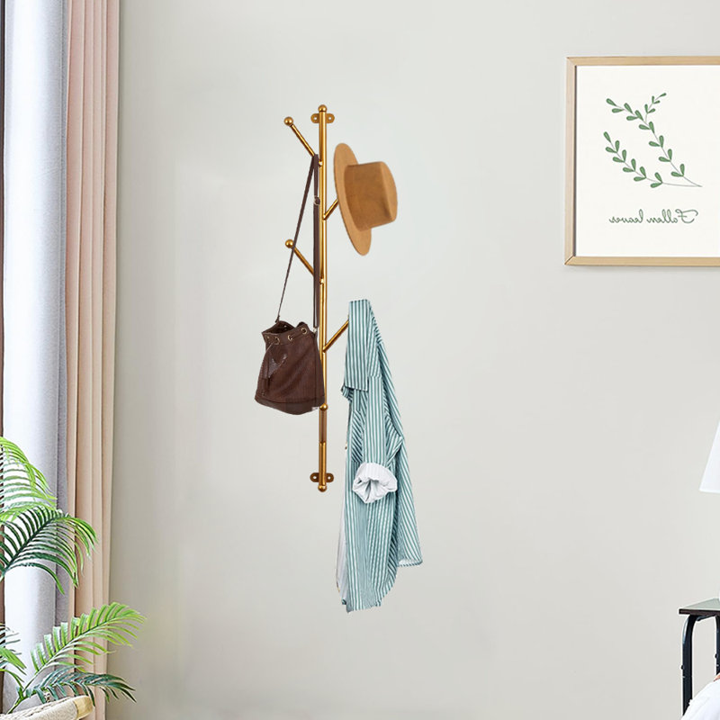 Vertical Wall Coat Rack