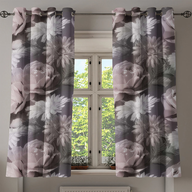 Thijmen Semi Sheer Curtain Pair