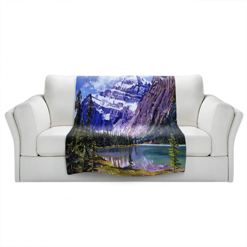Hand Woven Throw Blanket, 68" x 80"