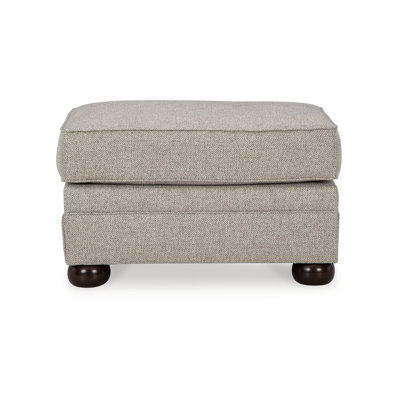 Repose-pieds Gael, coussin en polyester beige beige, brun foncé, 31 po