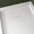  60" W x 32" D Solid Surface Single Threshold Shower Pan Base with Drain Cover Included, Textured Surface Slip-Resistant Shower Base Pan, White, Left Drain-113933234