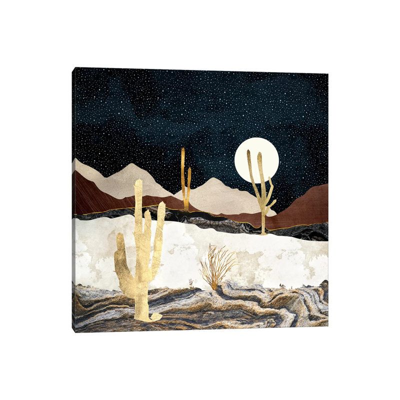 Desert View - Wrapped Canvas Print, 93.98 cm H x 93.98 cm W x 1.91 cm D