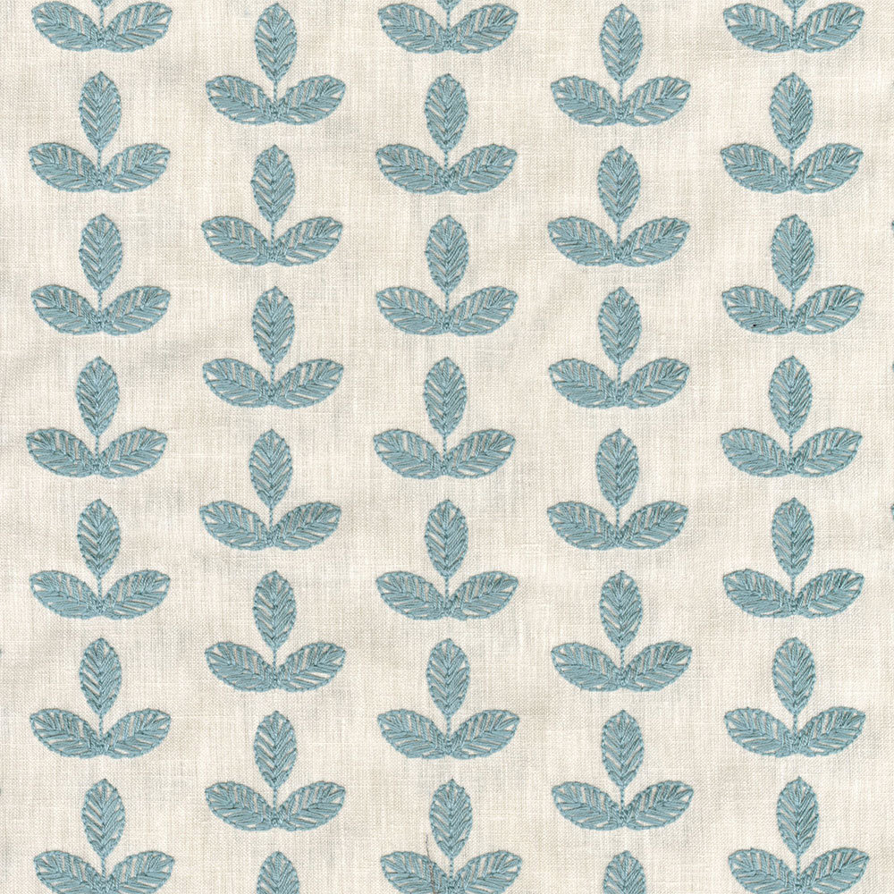 Throw Pillow, Sky Blue Floral, Feather, Square 22"