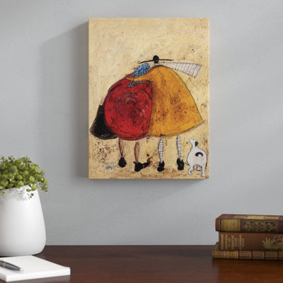 Hugs On The Way Home by Sam Toft - No Frame Painting on Canvas