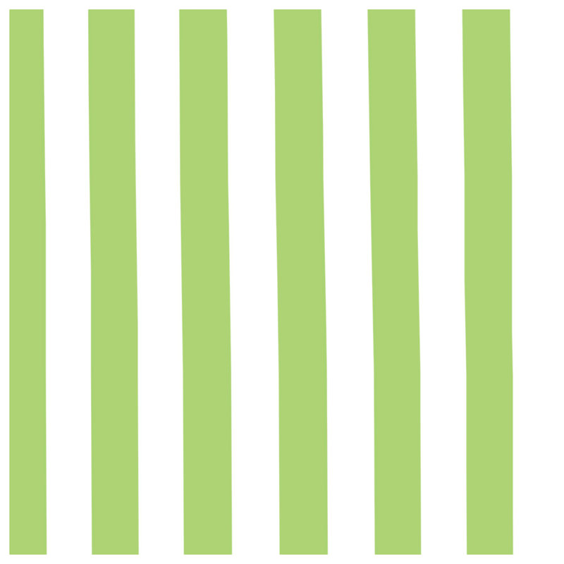 Green White Stripes Blankets, 50in W x 60in H