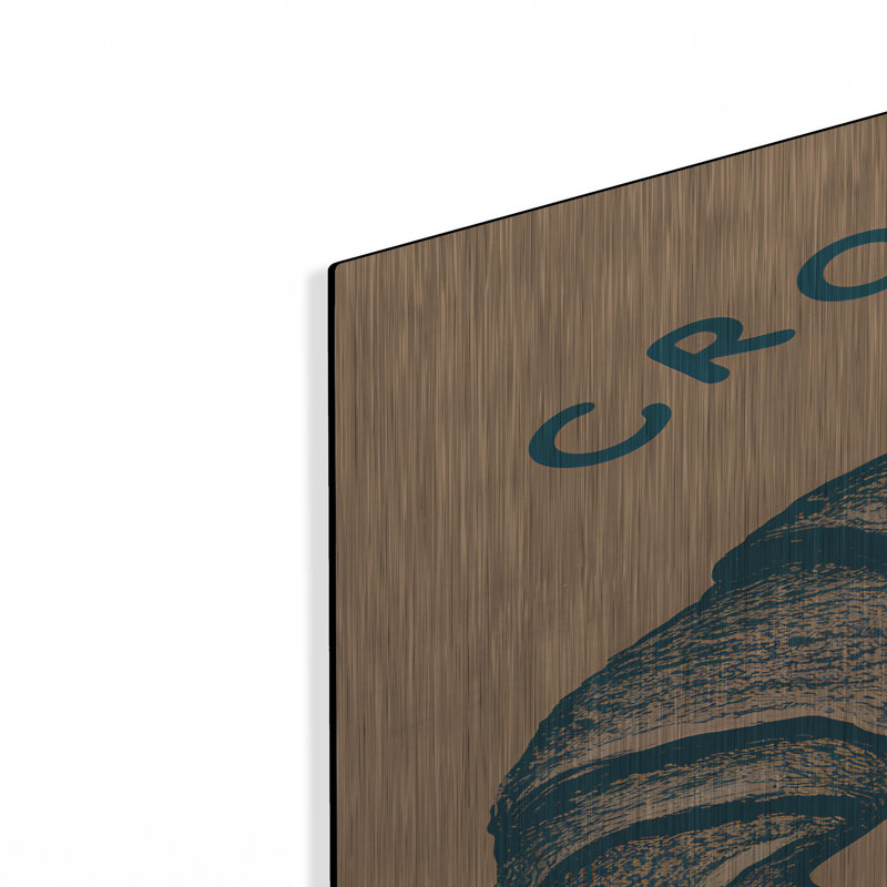 Art mural en métal «Croissant» par Andreas Magnusson, H 36 po x l 24 po