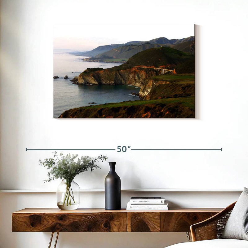 Gillard Big Sur Cliffs, 24" H x 36" W