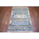 Transitional One-of-a-Kind Rectangle 3'3" X 4'8" Hand Knotted Area Rug