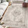 Elaine Machine Washable Oriental Area Rug with Non-Slip Backing