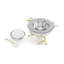 Butterfly Ginkgo Gold Caviar Dish with Spoon