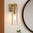 Brass Armed Wall Sconce Dimmable