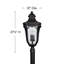 Lanterne d'extérieur à 3 lumières Trafalgar-582759466-585294557-585294554