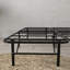 Base de plateforme très grand noir en acier - hauteur de 14 pouces, assemblage d'outils, circulation d'air améliorée, surélevé, idéal pour tous les types de matelas-1878069737