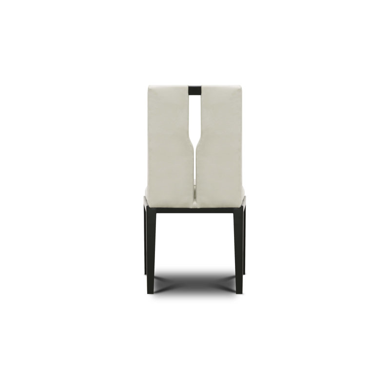 Flute Leather Dining Chair