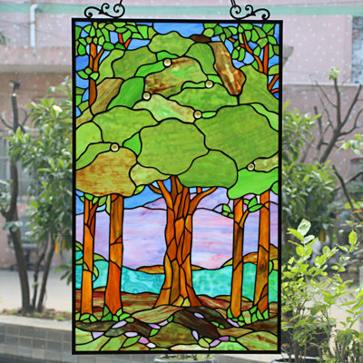 Plants & Flowers Window Panel