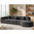 Boneless 3 - Piece Upholstered Curvy Couch-2104736989