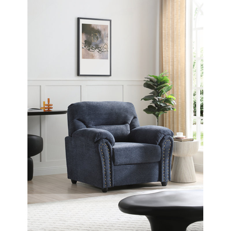 Chaise bleue, Bleu