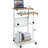 Height Adjustable Mobile Computer Stand-Up Desk With 2 Modes