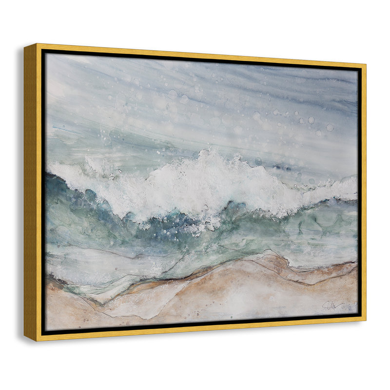 Morning Crush " Morning Crush " by Filippo Ioco, 19.5'' H x 25.5'' W x 2'' D, Gold Framed