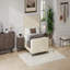 Structure de lit tapissier en velours-61851111