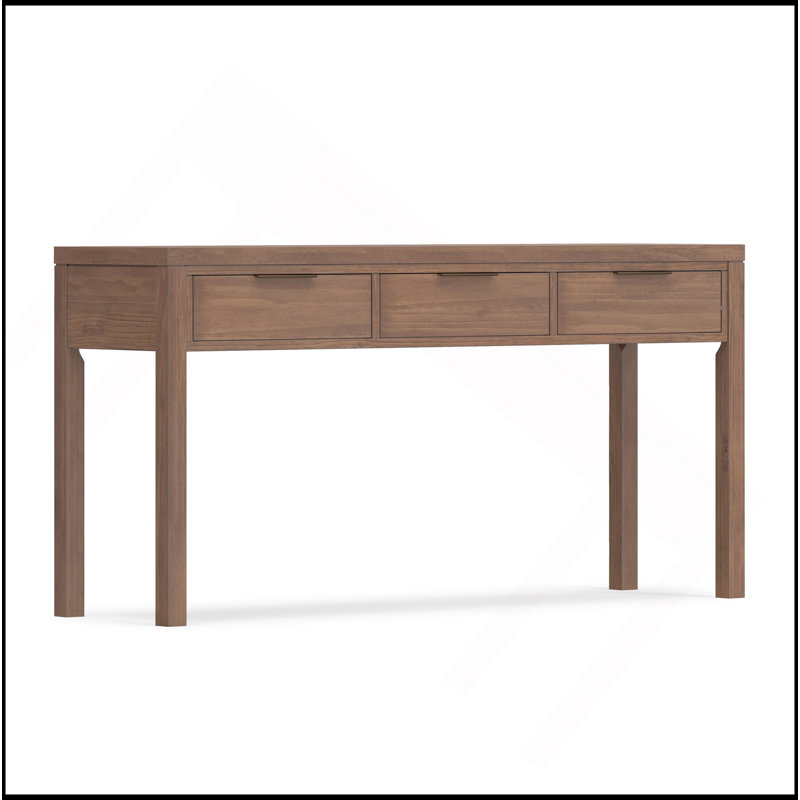 Hollander Wide Console Table, Brown