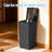 23 Gallon Resin Indoor Outdoor Use Trash Can with Lid for Patio, Kitchen, Backyard, Black