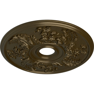 Médaillon de plafond torsadé 23 5/8 po x P 4 5/8 po x P 1 7/8 po (convient aux auvents jusqu'à 8 3/8 po)