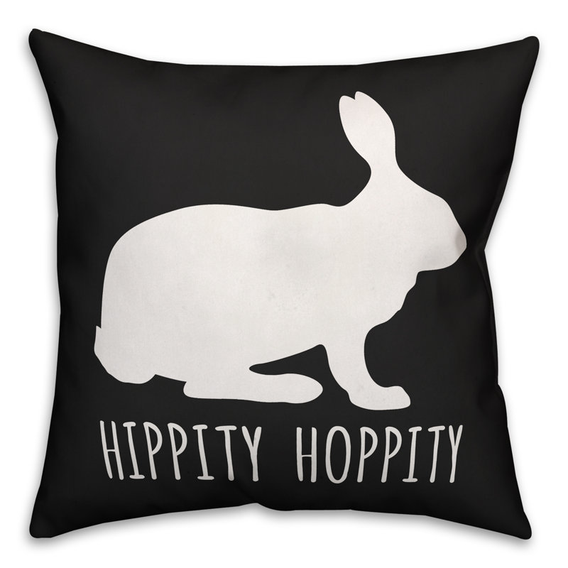  Hippity Hoppity Throw Pillow