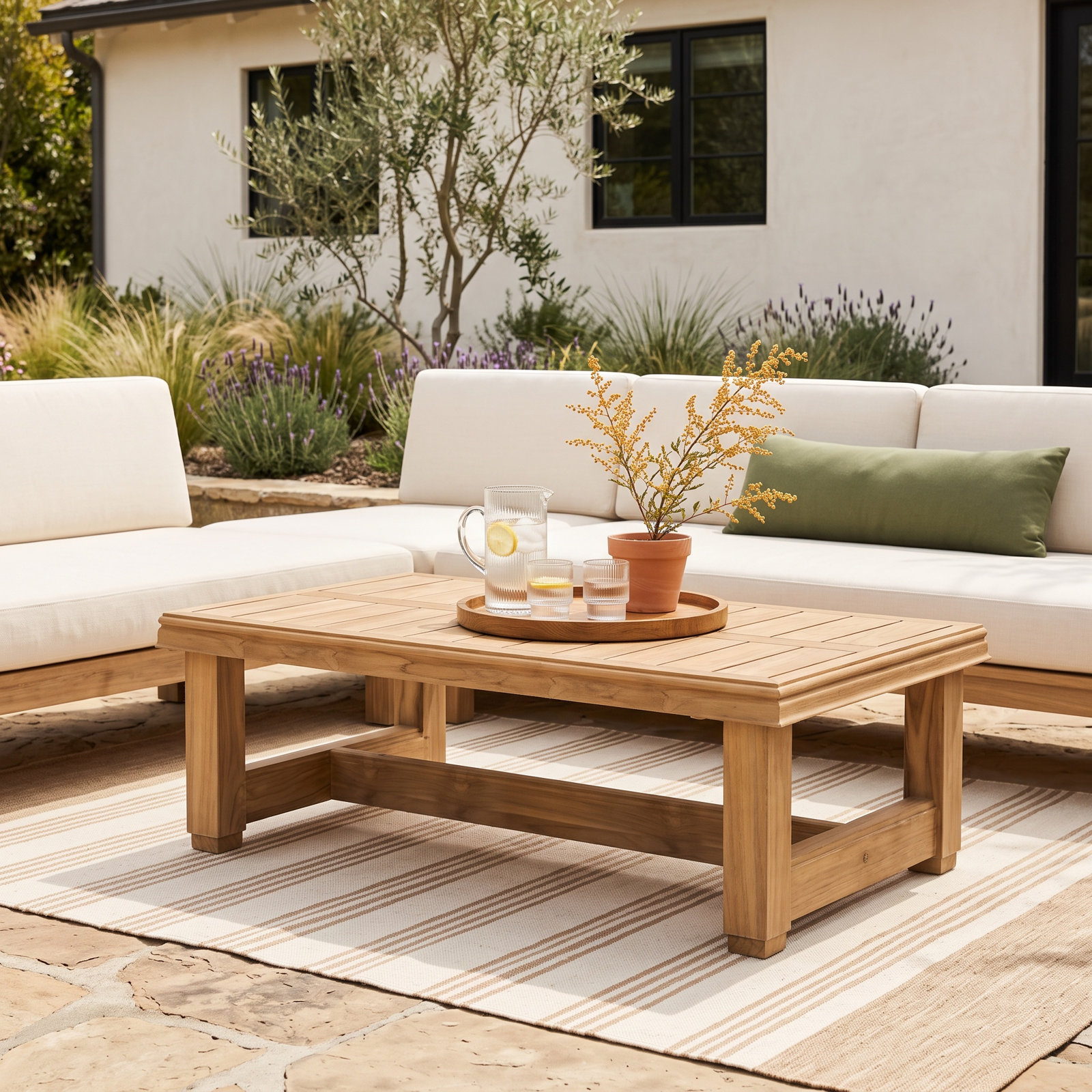 Melrose 50" Teak Patio Table