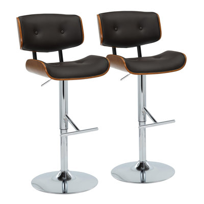 Tabouret de bar réglable avec pivot