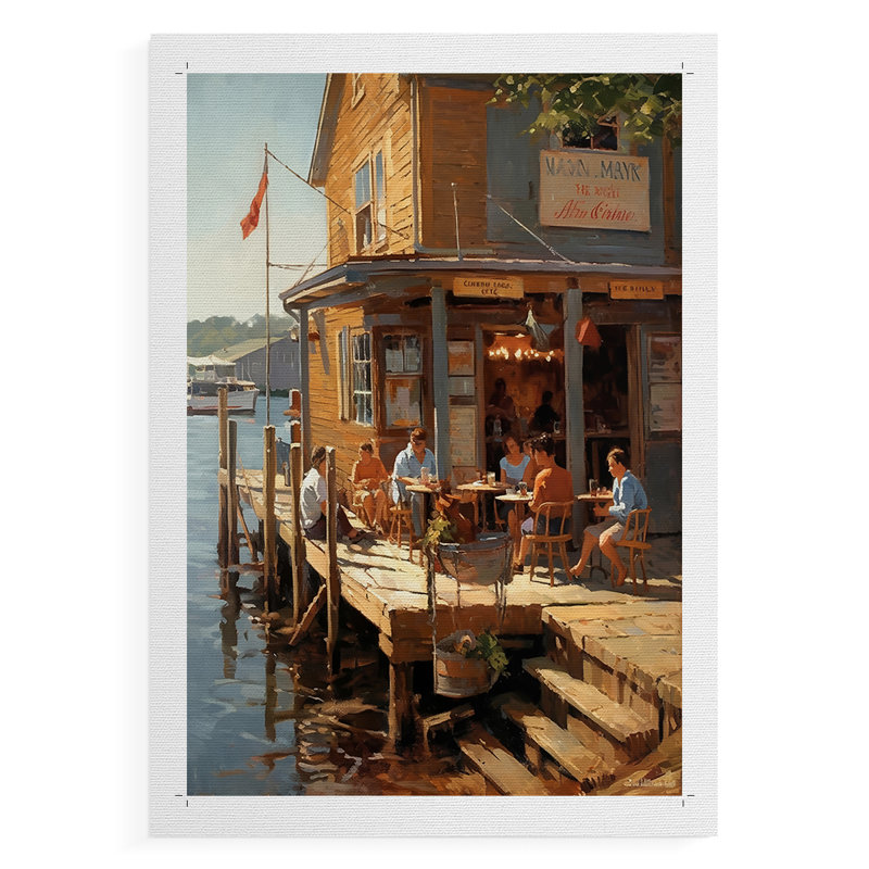 NAUTICAL Series DCXII - Impression sur toile seulement - NON CADRE, H 36 po x l 24 po