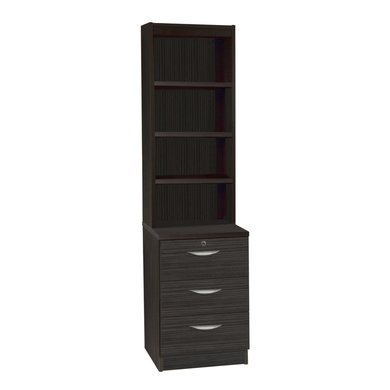 182cm H Storage Unit, Black Havana