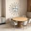 Horloge murale moderne et silencieuse avec décorations en cristal pour la décoration de salon, de chambre à coucher, de bureau et de maison