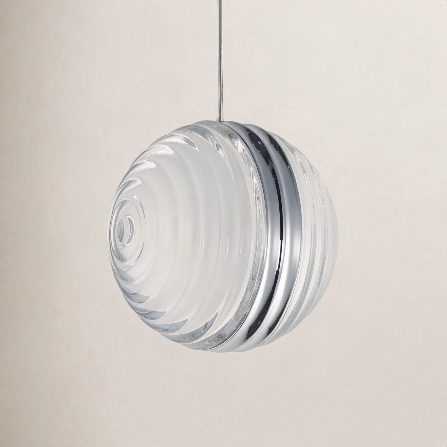 Aliese Single Light Acrylic Dimmable LED Pendant