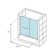 Fluence 57" x 55.75" Bypass Bath Door with CleanCoat® Technology