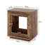 23.62" End Table, Wood Square Side Table Nightstands with Storage