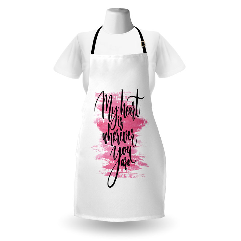 No Pattern Bib Apron