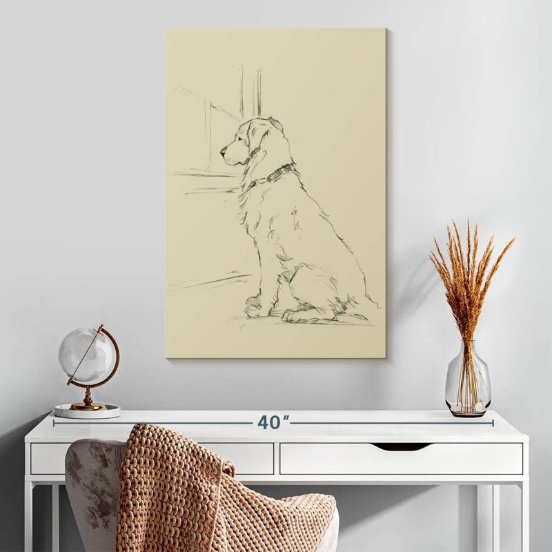 Brampt Waiting For Master I, 30" H x 20" W