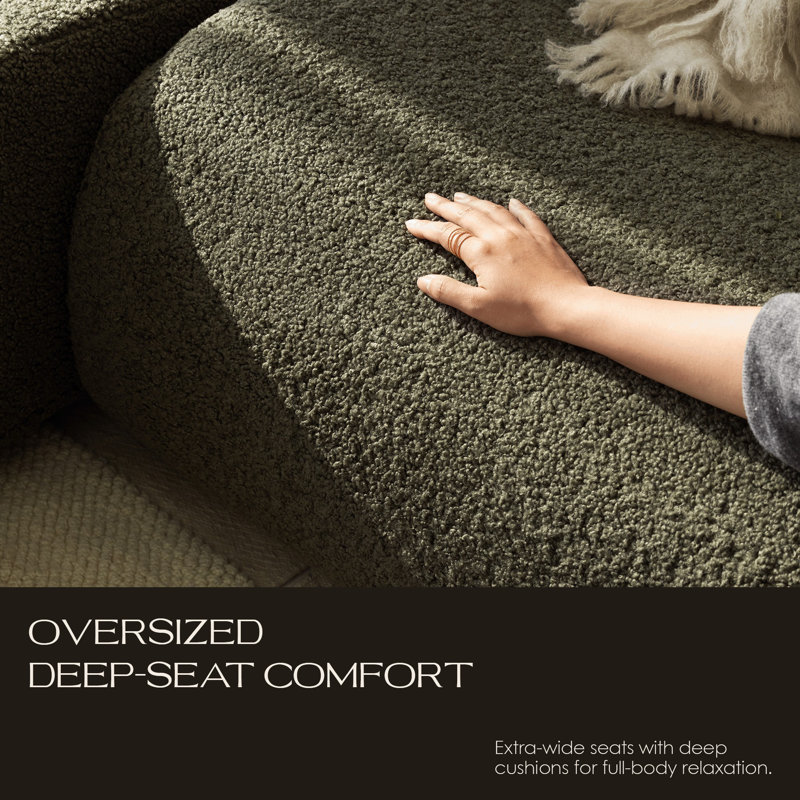 Causeuse modulaire Boneless (sans accoudoirs), Ours en peluche vert