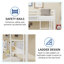 Lit superposé simple robuste en métal avec glissade - Conception peu encombrante pour les enfants et les adolescents, cadre durable pour jouer et dormir, assemblage facile