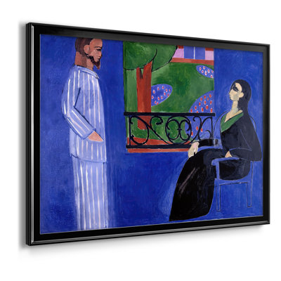 The Conversation (La Conversation) - Henri Matisse - Toile tendue avec châssis, 1908 - 1912
