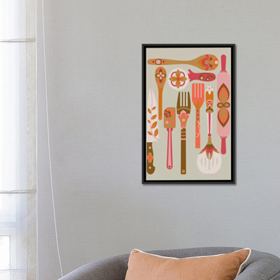 Dans la cuisine, impression sur toile tendue