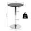 Carletta Round Metal Base Dining Table-660375533