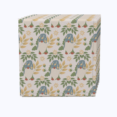 Polyester Floral Square Napkin
