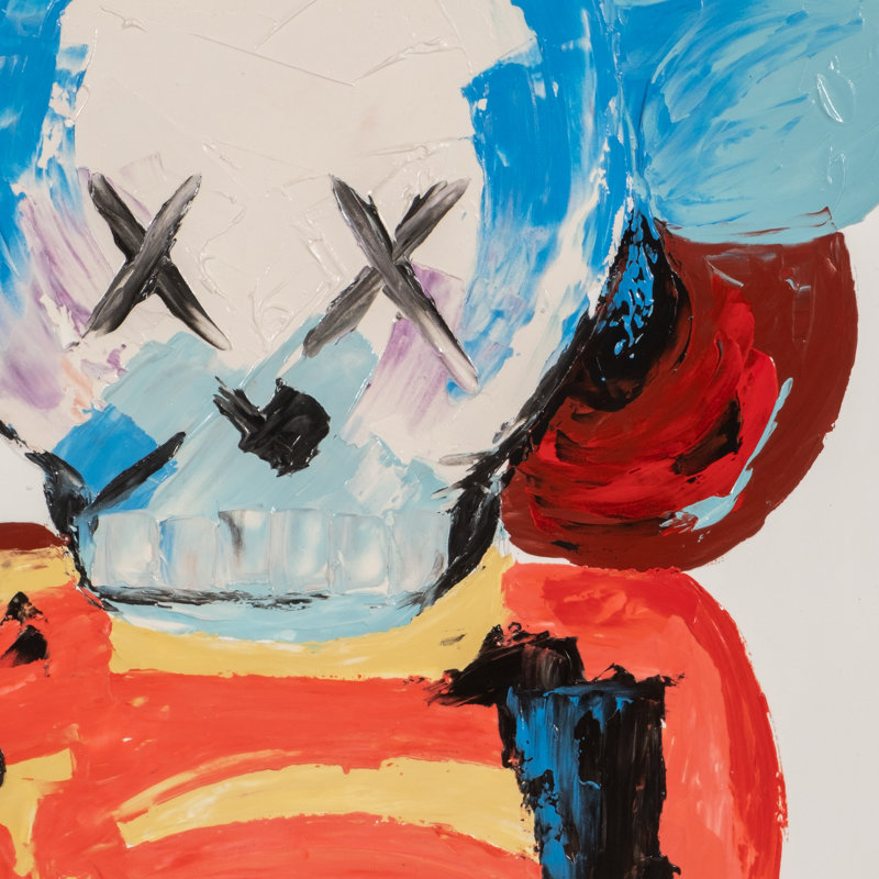 59, Hand Painted Colourful Clown, Multi