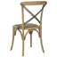 Chaise d'appoint à dossier en croix Deason-1234338128