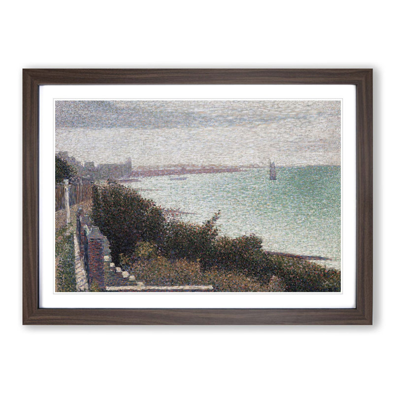 Georges Seurat - Single Picture Frame Painting, Walnut